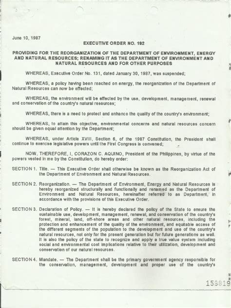 Transfer of HMO (E.O. No. 192, s. 2015) .